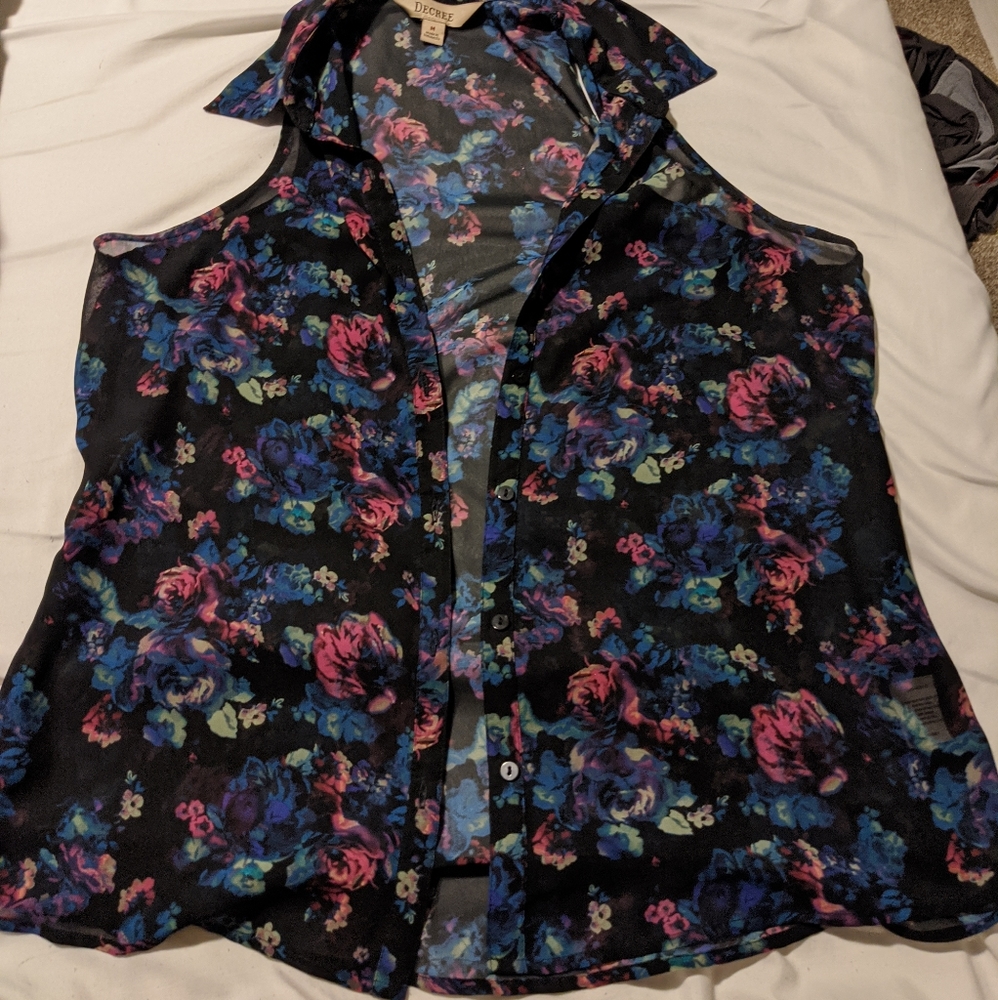 Floral tank top